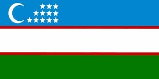 Uzbekistan bandiera