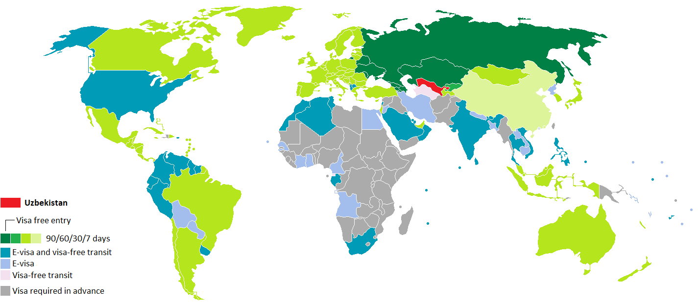 Средняя азия вводит визовый режим. Visa requirements Turkmenistan. Visa Uzbekistan. Безвизовые страны Туркмении.