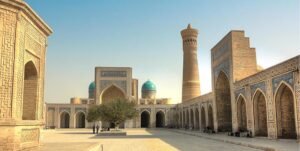 Kalon minareto Bukhara, Uzbekistan