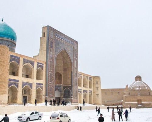 Viaggio in Uzbekistan durante Inverno